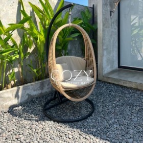 Hanging Chair Type 05 , NATURAL + FABRIC CARTENZA 180