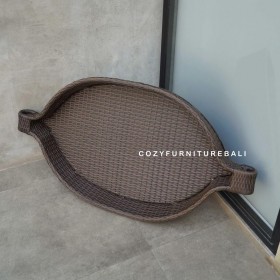 Floating Tray 100x60, Ready - Javabrown