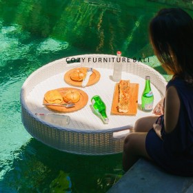 Floating Tray ROUNF Diameter 90CM White