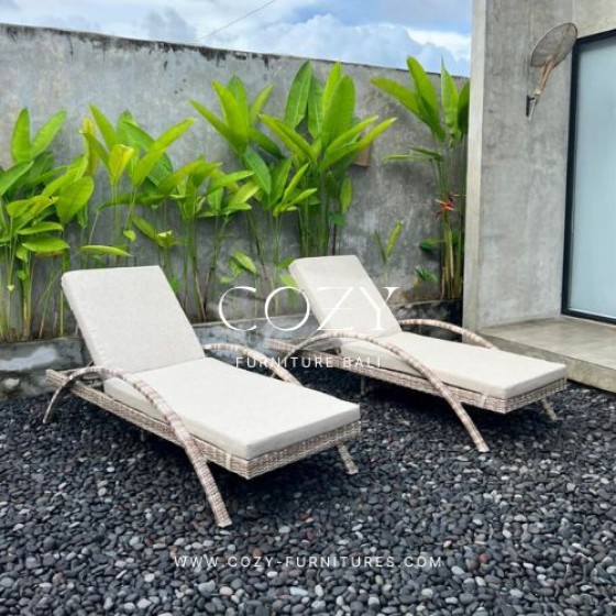 SUNBED TYPE 02 - PULUT+ OUTDOOR FABRIC KL07