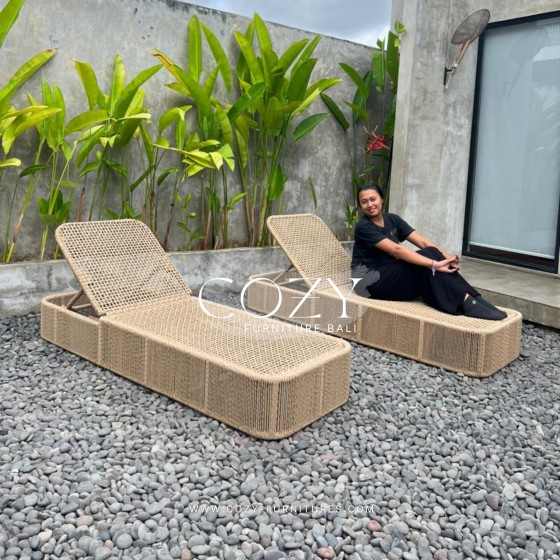 Lounger Type 57 - Twisted 3 - Color : New Macaroon