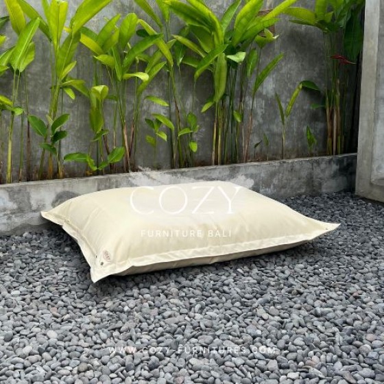 BEANBAG FLOATING (L) - Canvas Fabric cream 01b